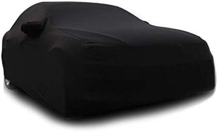 Mnjin Protective cover Car Cover Compatible With Dodge Challenger R/T SCAT PACK WIDEBODY Stretch Cloth Car Cover Indoor Exhibition Hall Basement Car Cover Sunscreen Stretch Cloth Car Cover