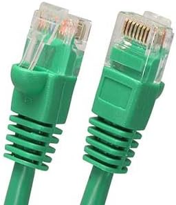 Arrowmounts AM-Cat5e-508GN 25' Cat5e RJ45 Ethernet LAN Network Patch Cable, Booted Snagless, Green