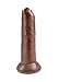 Pipedream Products King Cock 9 Inch Uncut, Brown