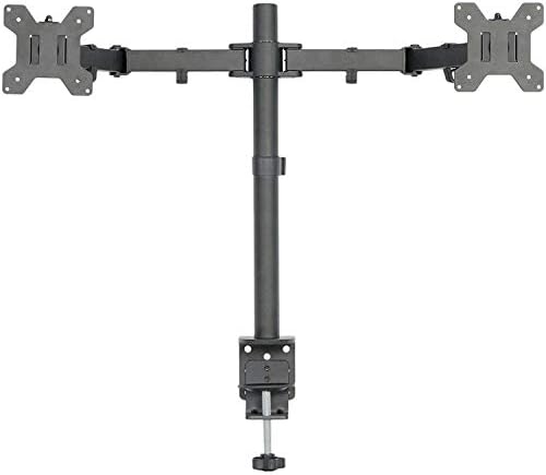 Dual VESA Monitor Arm Stand Desk Mount 