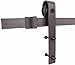 TMS® 5 FT Country Antique Dark Coffee Steel Sliding Barn Wood Door Hardware Track Set