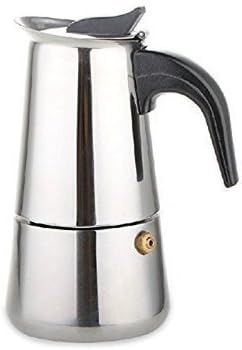 9 Cup Stovetop Espresso Pots Stainless Steel Moka Latte Percolator Stove Top Coffee Maker