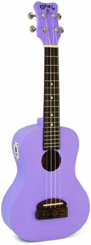 Kohala KT-CTPU Tiki Concert Ukulele with Tuner, Purple