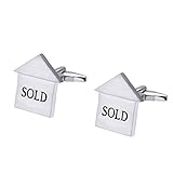 Salutto Men's for Sale Sold Realtor Cufflinks with Gift Box