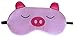 NIDO NEST Frog Sleep Mask for Kids - Cute Sleeping Eye Masks, Toddlers,Travel Gear, Naps, Children Birthday Gifts Pig