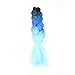 VCKOVCKO Ombre Jumbo Braid Hair 3 Tone Jumbo Braiding Hair Extensions For Twist Braiding,Jumbo Box Braiding Hair 24