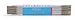 Kikkerland Wooden Swedish Folding Ruler, White, Yellow