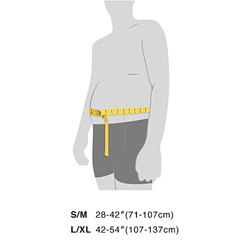Bracoo Back Lumbar Brace, Abdominal Support Belt for Strains, Sprains and Pain Relief - Adjustable Straps, Lightweight & Flexible, BS31 (S/M (28" - 42"), Black) - Thumbnail 6