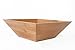 SM Bowls Bamboo Salad Bowl w/ Serving Hands: Sustainable set includes large square bowl and matching salad servers