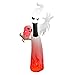Dreamone 9 Foot Halloween Inflatables Flashing Flame Ghost for Halloween Inflatable Outdoor Decorations Yard Garden Party Decorations
