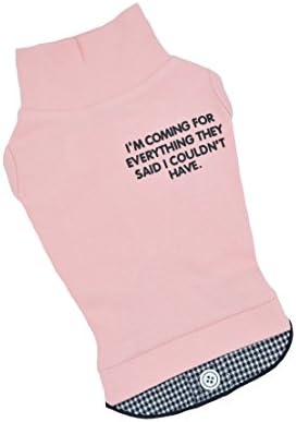 Dog Clothes Vest Puppy Pet Tee Shirt Turtleneck Pullover Outfit Pink L