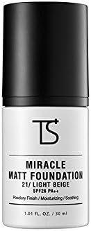 [Trouble Solution] Miracle Matt Foundation #21 Light Beige (SPF26 / PA++) for oil-water balanced, mattifying skin for oily skin (0.23 fl. oz. / 7 ml)