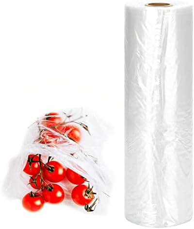 Bread Bags BESTEASY 16x20 Clear Plastic Produce Bags - 350 Bags Per Roll For Fruits, Vegetables & Bread Grocery Store Bags - Foto 10
