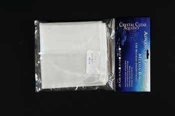 Crystal Clear Aquatics AAD00259 Polypropylene Filter Bag with Draw String, 100-Micron