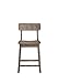 Boraam Torino Counter Height Stool, 24-Inch, Barnwood Wire-Brush