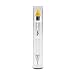 NMKL38 Dual Ended Wax Nail Rhinestones Picker Pencil Nail Art Design Dotting Pen Crystal Diamond Acrylic Handle Manicure Gem Pick Up Applicator Tool with Storage Case (Clear)