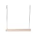 Onpiece Pet Parrot Perch Swing, Natural Wood Bird Swing Toy Bird Cage Stand (Small)thumb 1