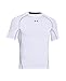 Under Armour Men's UA HeatGear Armour Short Sleeve Compression Shirt XXL White