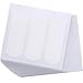 TecUnite 50 Sheets French Nail Stickers White Manicure Nail Stencils Art Decorations Curved Fringe Guides Stickers