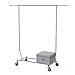Sable Garment Rack, Multi-Function Commercial Grade Clothes Rolling Rack 330 lbs Load on 4 Wheels, Easy to Assemble, Comes with Free Foldable Storage Box, Heavy Duty Steel - Chrome
