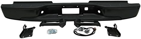 Streetnshow 99-06 Silverado 2500hd 3500 Rear Step Bumper Black w/ Brackets Light Kit Bolts Bar