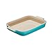 Le Creuset Stoneware 12-1/2-by-9-1/2-Inch Rectangular Baking Dish, Caribbean