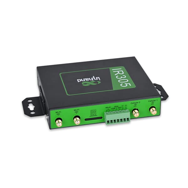 InHand Networks IR305 Industrial Iot LTE 4G VPN Router, 5 Ethernet Port, Dual sim, Wan failover, DI/DO Port, Remote Connection, Link Backup, Mu-mimo, VLAN. (CAT4)