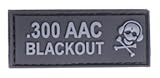 G-CODE .300 AAC BLACKOUT CALIBER PATCH (BLACK AND GREY)