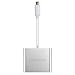 ARCHYCALS USB C to HDMI 4K USB C Adapter 3 in 1 Digital Multiport USB 3.1 with USB 3.0 Port and USB C Charge Port for 2016 MacBook Pro, Chromebook Pixel, Samsung S8,S8 Plus and More USB C Devices