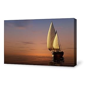 for Living Room Bedroom Home Artwork Paintings Sailboat...