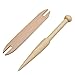 Monrocco 2pcs Natural Wooden Shuttles Weaving Sticks Weaving Accessory Bundle Handcrafts Tool for Knitted Crafts