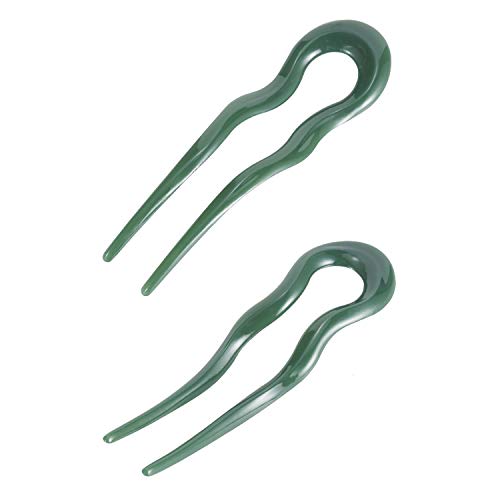 5 Pack Plastic Hair Fork Pins Chopsticks Hairpins Picks Carved Hollow Long Hair Sticks Hairclips Magic Simple Fast Hair Bun Chignon Braids Spiral Twist Styling Maker Accessories Bulk - Thumbnail 3
