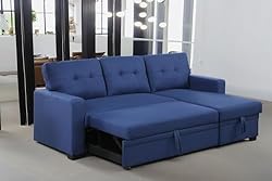 AYOUZ 82" L-Shape Sectional Sofa with Storage