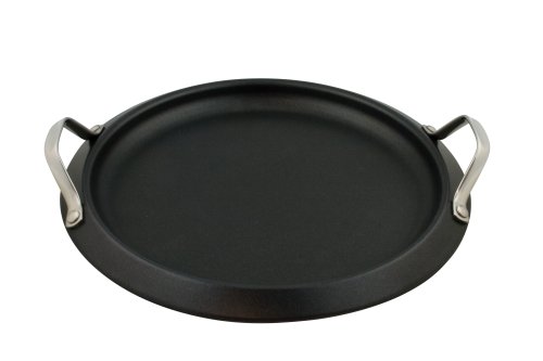 Dexam Supreme Non-stick Pizza or Pancake Griddle, 34cm, Black