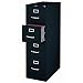 Scranton & Co 4 Drawer 22" Deep Letter File Cabinet in Black, Fully Assembled primary
