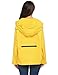 LOMON Rain Jacket Women Packable Pouch Lightweight Raincoat Travel Hiking (Yellow,S)