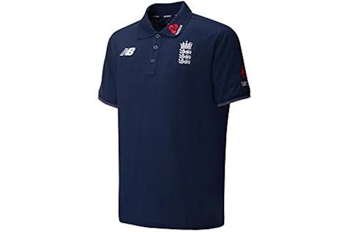 England Cricket England Training Polo Shirt New Balance England