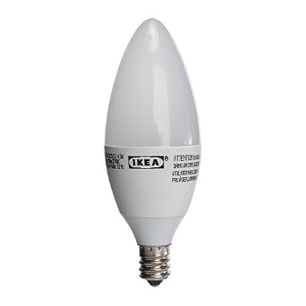 Ikea LED E12 light bulb Opaque candle 200 lumen - Led ...