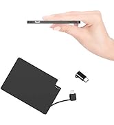 Amazon Tntor 軽量 超薄モバイルバッテリー わずか4mm ポータブルバッテリー 2500mah ケーブル内蔵 Android対応 専用充電器 持ち運び便利 財布に気楽に入れる モバイルバッテリー 通販