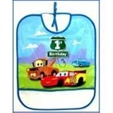 Disney Cars 1st Birthday Bib 1ct