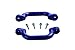 CREATIVE CEDAR DESIGNS Playset Safety Handles (One Pair)- Purple, One Size