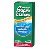 Opti-Free Supra Clens Daily Protein Remover for Soft Contact Lenses 3mL (1 Box Only)