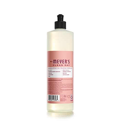 MRS. MEYER’S CLEAN DAY LIQUID DISH SOAP, ROSE, 16 FL. OZ