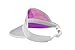 Nicky Bigs Novelties Clear Colored Plastic Sun Visor Tennis Beach Bingo Vegas Dealer Golf Casino Hat