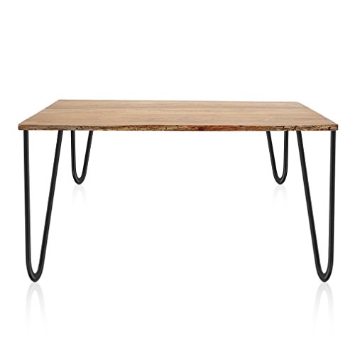 Black Hairpin Legs, Two-Rod Table Legs, Set for 4 Hairpin Table Legs, 8"/12"/16"/18"/22"/28" for Coffee Tables, Modern Desks, Night Stands (12")