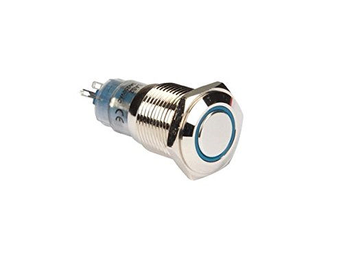 VS-ELECTRONIC - 300614 Drucktaster, 0.5A/230 V, SPDT, Blau R1600B