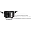 Amazon Basics 5-Piece Non Stick Induction Cookware Set - Including Frying Pan, Saucepan and Casserole with Lids, PFOA…