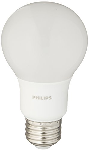 Philips 461145 40W Equivalent Soft White A19 Non-Dimmable LED Household Light Bulb (4-Pack)