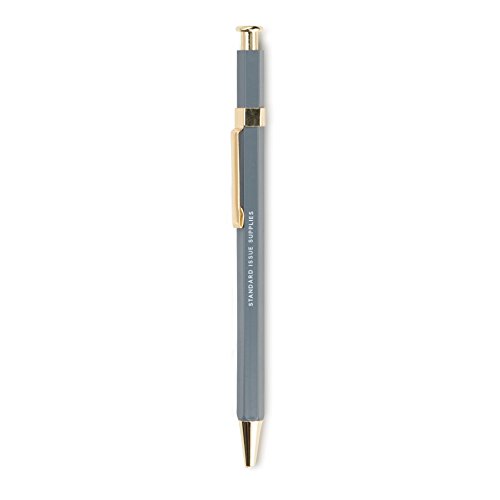 Standard issue click refillable ballpoint pen, stone