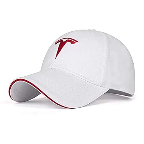 JDclubs Tesla Logo Embroidered Adjustable Baseball Caps for Men